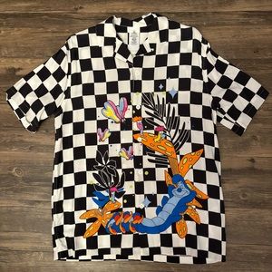 Alice in Wonderland Button Down